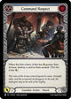 Command Respect (Blue) (HVY073)  Rainbow Foil