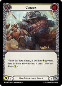 Concuss (Yellow) Rainbow Foil