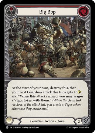 Big Bop (Red) (HVY083) - Heavy Hitters Rainbow Foil