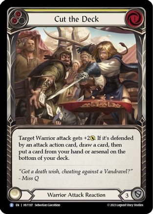Cut the Deck (Yellow) (HVY107) - Heavy Hitters