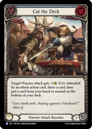 Cut the Deck (Blue) (HVY108) - Heavy Hitters