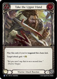 Take the Upper Hand (Blue) Rainbow Foil