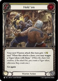 Hold 'em (Yellow) Rainbow Foil