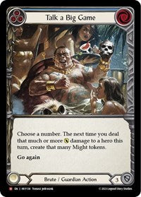 Talk a Big Game Rainbow Foil