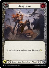 Rising Power (Red) Rainbow Foil