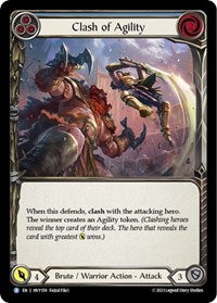 Clash of Agility (Blue) Rainbow Foil