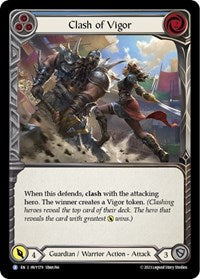 Clash of Vigor (Blue) Rainbow Foil