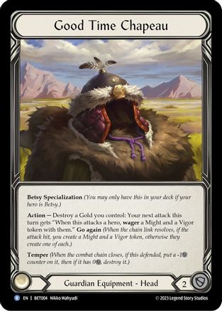 Good Time Chapeau (BET004) - Blitz Deck: Heavy Hitters - Betsy