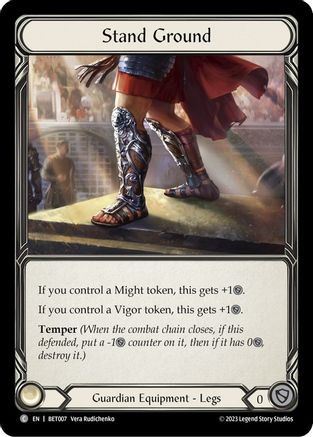 Stand Ground (BET007) - Blitz Deck: Heavy Hitters - Betsy