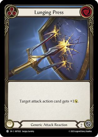 Lunging Press (BET022) - Blitz Deck: Heavy Hitters - Betsy