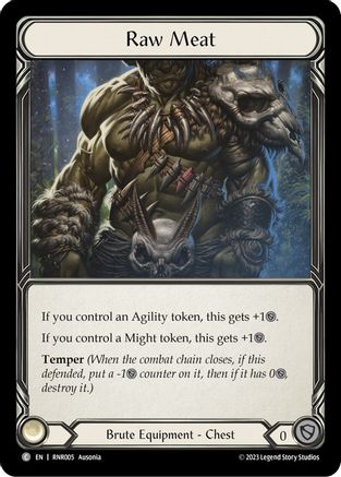 Raw Meat (RNR005) - Blitz Deck: Heavy Hitters - Rhinar