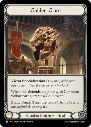 Golden Glare (VIC004) - Blitz Deck: Heavy Hitters - Victor