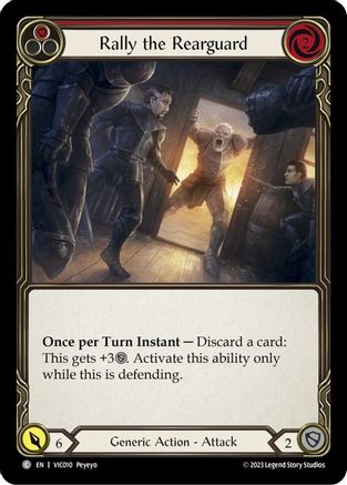 Rally the Rearguard (Red) (VIC010) - Blitz Deck: Heavy Hitters - Victor