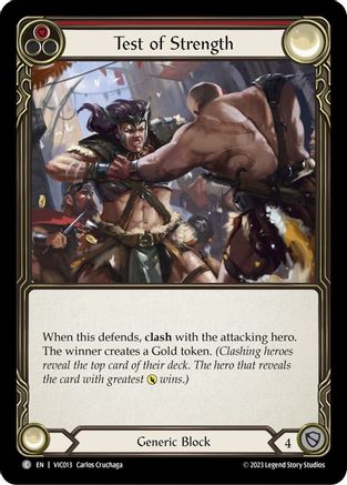 Test of Strength (VIC013) - Blitz Deck: Heavy Hitters - Victor