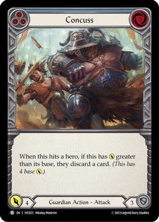 Concuss (Blue) (VIC023) - Blitz Deck: Heavy Hitters - Victor