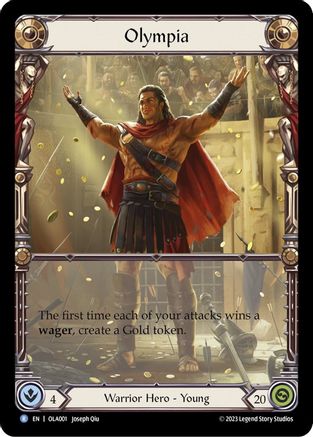 Olympia (OLA001) - Blitz Deck: Heavy Hitters - Olympia Rainbow Foil
