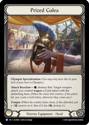 Prized Galea (OLA004) - Blitz Deck: Heavy Hitters - Olympia
