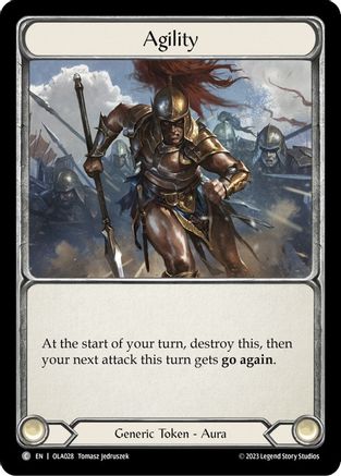 Agility // Gold (OLA028) - Blitz Deck: Heavy Hitters - Olympia