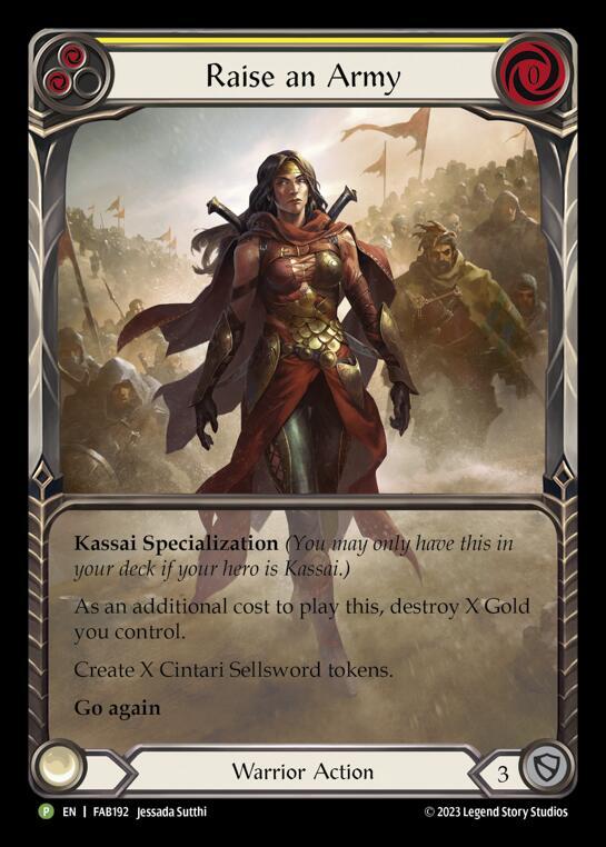 Raise an Army Rainbow Foil Promo