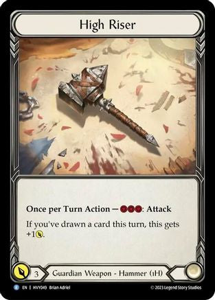 High Riser (HVY049) - Heavy Hitters Cold Foil