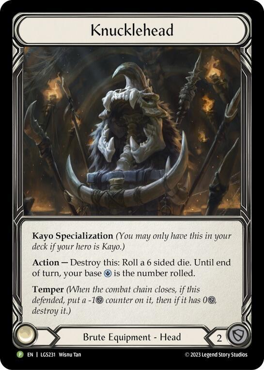 Knucklehead Rainbow Foil Promo