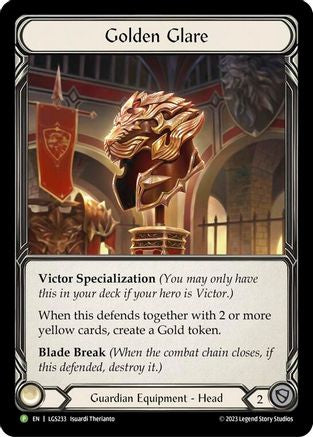 Golden Glare - LGS233 (LGS233) - Flesh and Blood: Promo Cards Rainbow Foil