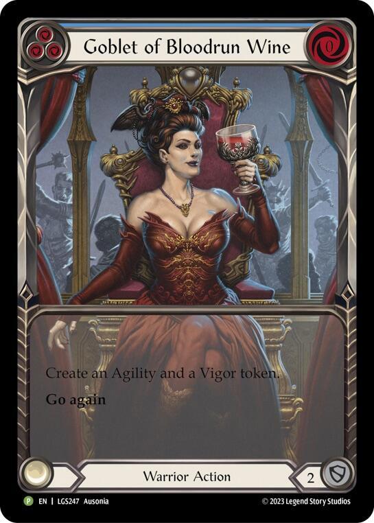 Goblet of Bloodrun Wine Rainbow Foil Promo