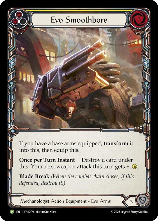 Evo Smoothbore Rainbow Foil Promo