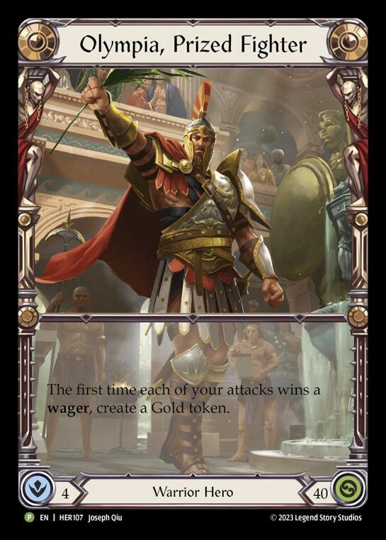 Olympia, Prized Fighter Rainbow Foil Promo