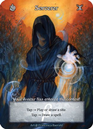 Sorcerer (Foil) (Box Topper)  - Beta Foil