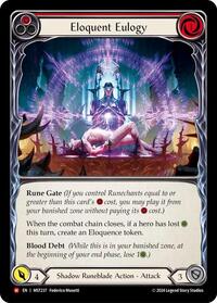 Eloquent Eulogy Rainbow Foil