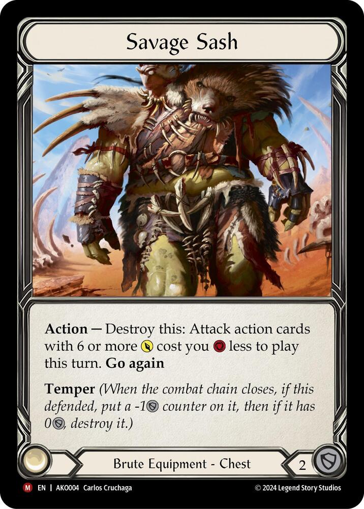 Savage Sash Rainbow Foil Armory Deck