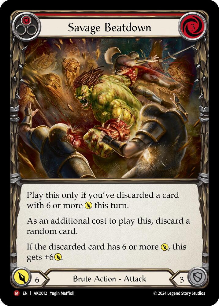 Savage Beatdown Armory Deck