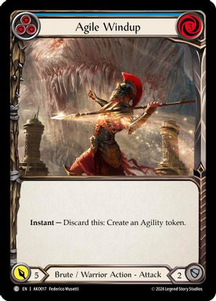 Agile Windup (Blue) (AKO017) - Armory Deck: Kayo