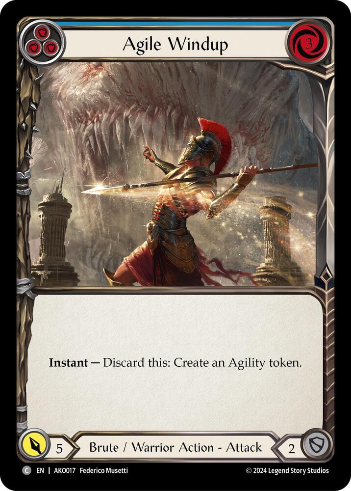 Agile Windup (Blue) Armory Deck
