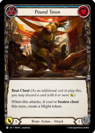 Pound Town (Blue) (AKO021) - Armory Deck: Kayo