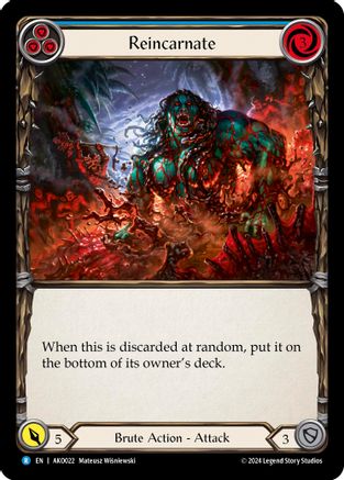 Reincarnate (Blue) (AKO022) - Armory Deck: Kayo