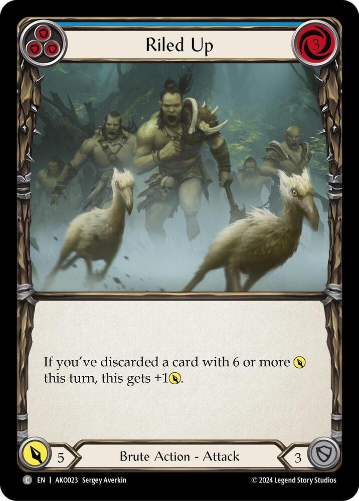 Riled Up (Blue) Armory Deck