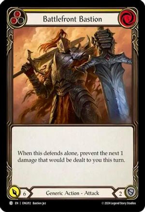 Battlefront Bastion (Yellow) (ENG012) - Blitz Deck: Part the Mistveil - Enigma
