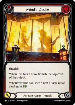 Mind's Desire (Red) (NUU012) - Blitz Deck: Part the Mistveil - Nuu