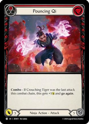 Pouncing Qi (Red) (ZEN011) - Blitz Deck: Part the Mistveil - Zen