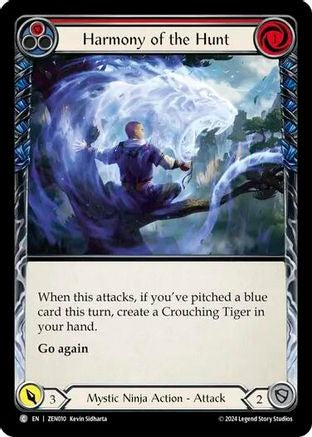 Harmony of the Hunt (Red) (ZEN010) - Blitz Deck: Part the Mistveil - Zen