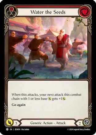 Water the Seeds (Red) (ZEN014) - Blitz Deck: Part the Mistveil - Zen