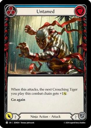 Untamed (Blue) (ZEN024) - Blitz Deck: Part the Mistveil - Zen