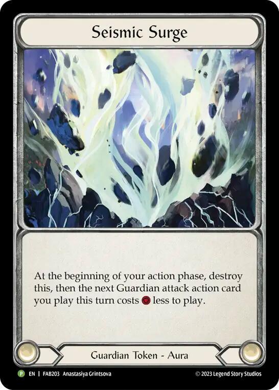 Seismic Surge Cold Foil Promo
