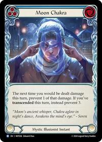 Moon Chakra (Blue) Rainbow Foil