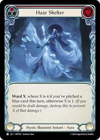 Haze Shelter (Red) Rainbow Foil