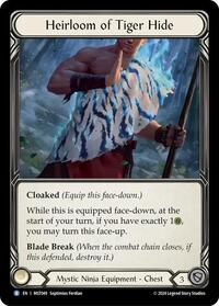 Heirloom of Tiger Hide Cold Foil