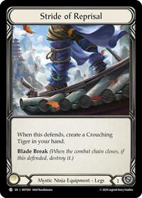 Stride of Reprisal Cold Foil