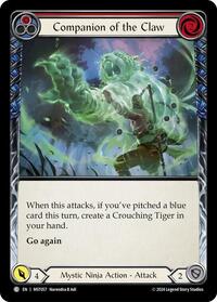 Companion of the Claw (Red) Rainbow Foil